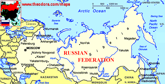 Ryssland.net - Rysk Geografi, Ryssland karta, ryska städer, floder